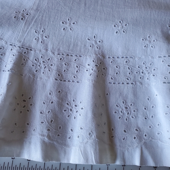 Ecologie Linen Blend Off white Gored Skirt size 4 - Picture 5 of 5